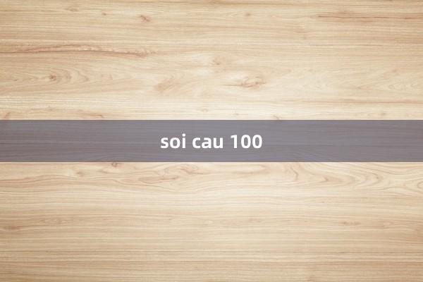 soi cau 100