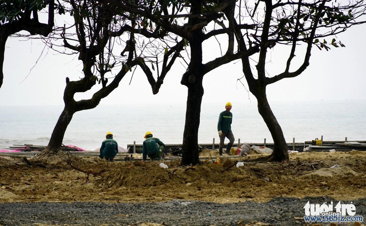 Vũng Tàu thưa vắng du khách， công trình ngàn tỉ ở Bãi Sau thi công trong ngày tết - Ảnh 4.